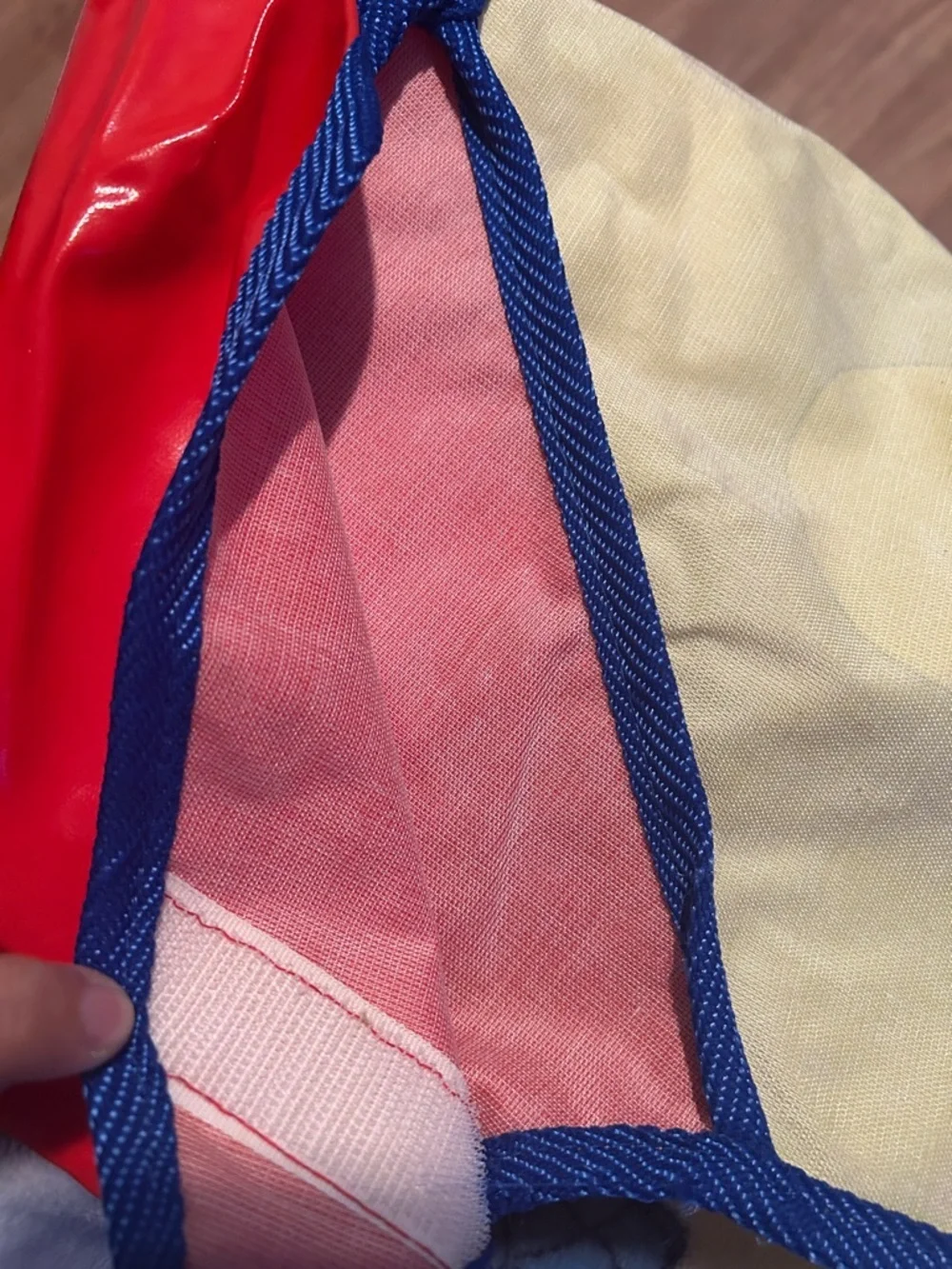 Disney Mickey Long-Sleeve Waterproof Bib - Yellow, Red & Blue
